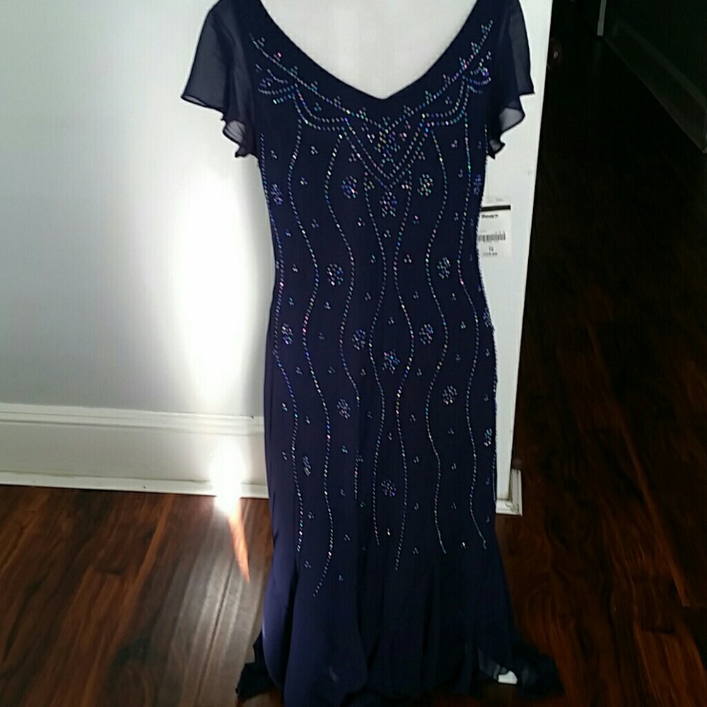 beaded dress